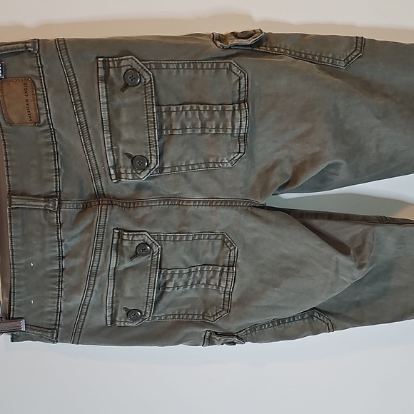 American Eagle Super Stretch Green Size 8 Super High Rise Jeggings - Picture 4 of 7